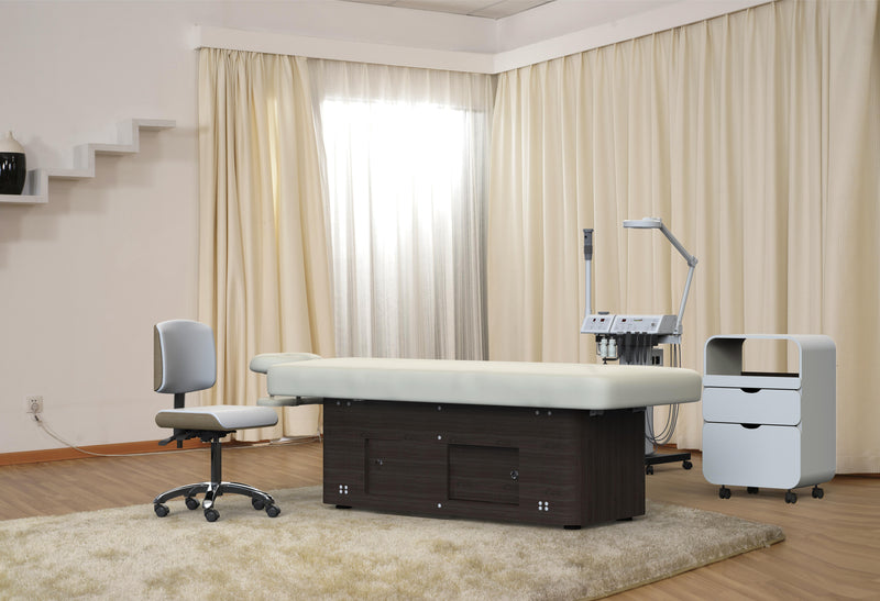 MediLuxe Platinum All Electric Salon Top Spa Table with LED Ambiance Lighting