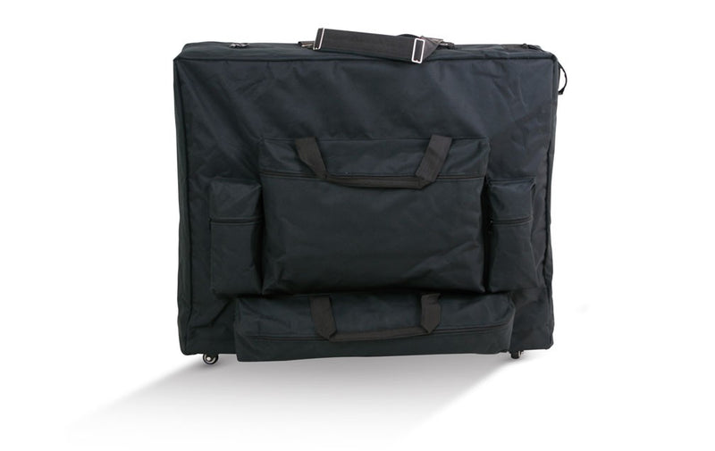 New! 30" Width Massage Table Delux Carry Case . Now w-Wheeled Option!