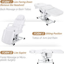 Full Electric Treatment Bed/Table with Free Stool - Versatile and Adjustable