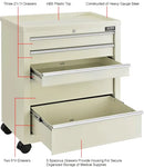 5-Drawer Medical Cart w/ Key Lock