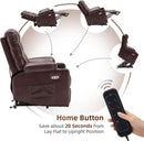 Smooth Electric Recliner Chair with Remote