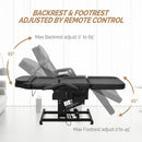 Full Electric Treatment Bed/Table with Free Stool - Versatile and Adjustable