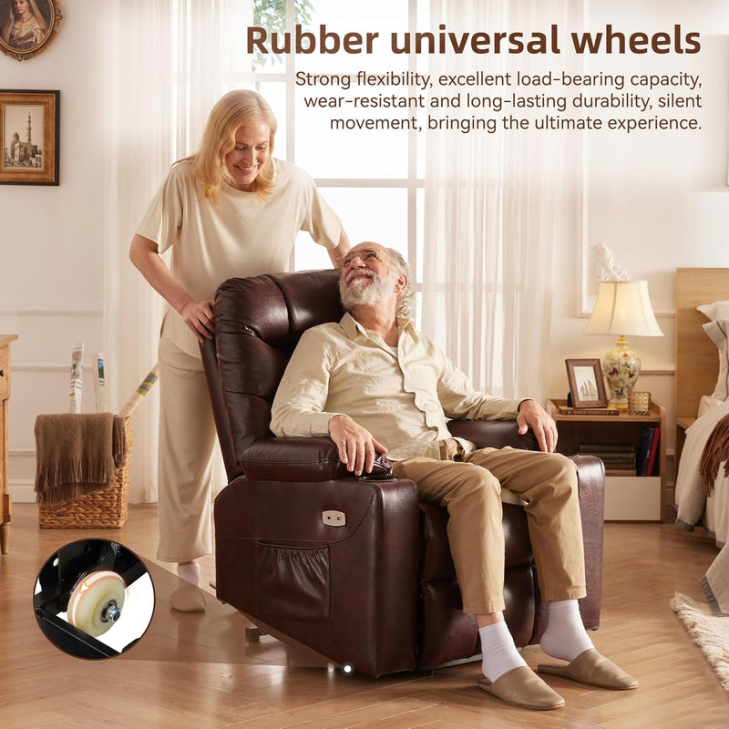 Smooth Electric Recliner Chair with Remote