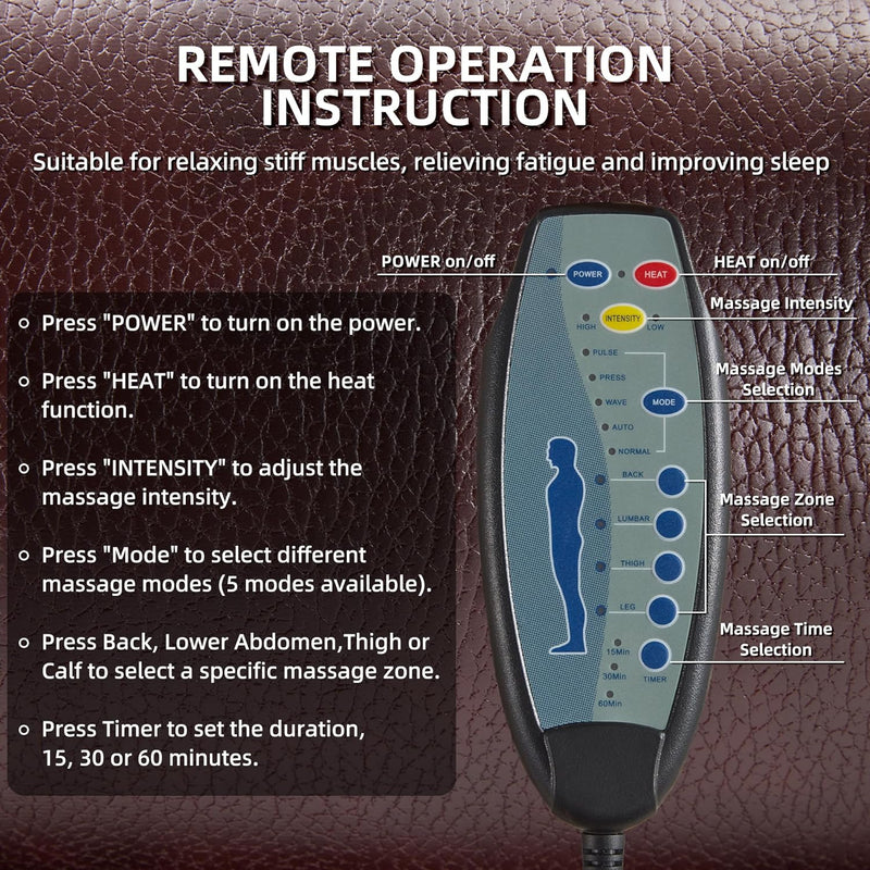 Smooth Electric Recliner Chair with Remote