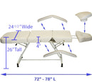 Adjustable Facial & Massage Table-Bed Combo