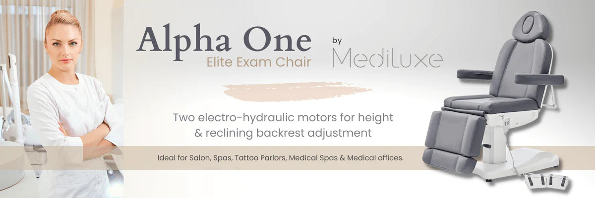 MediLuxe AlphaOne: Comfortable, Durable Exam Chair for Medical Offices