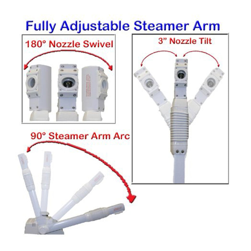 Silent Digital Facial Steamer w- LED