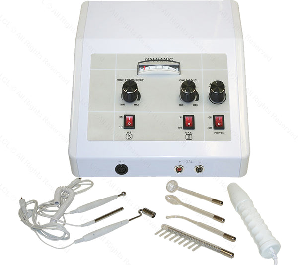 Galvanic High-Frequency Facial Machine Combo