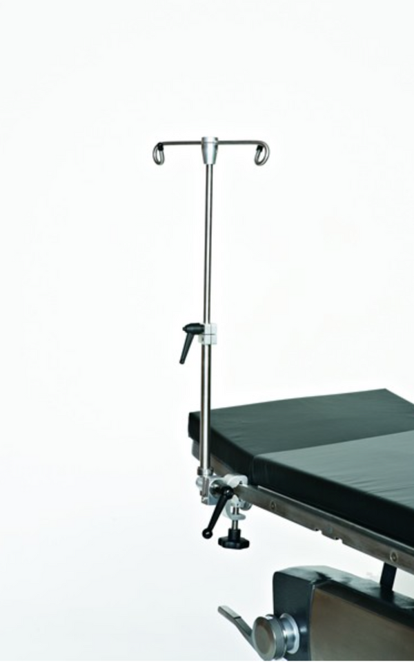 Clamp Mount Adjustable Height IV Pole