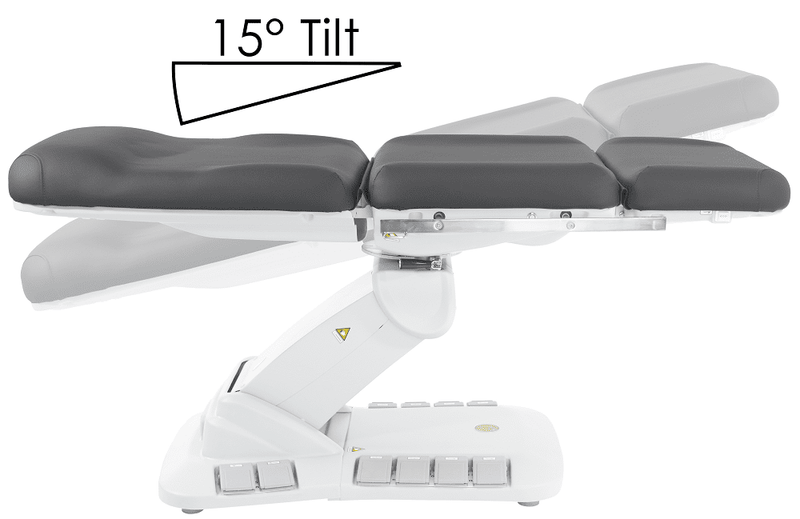 MediLuxe Rx4-S Class Multipurpose MediSpa Procedure Table with Advanced Stirrups