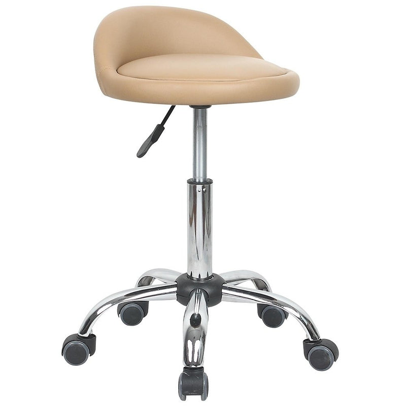 Adjustable Height Massage Stool With Wheels