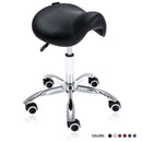 Delux Comfort Saddle Stool with Height Adjustment and Wheels