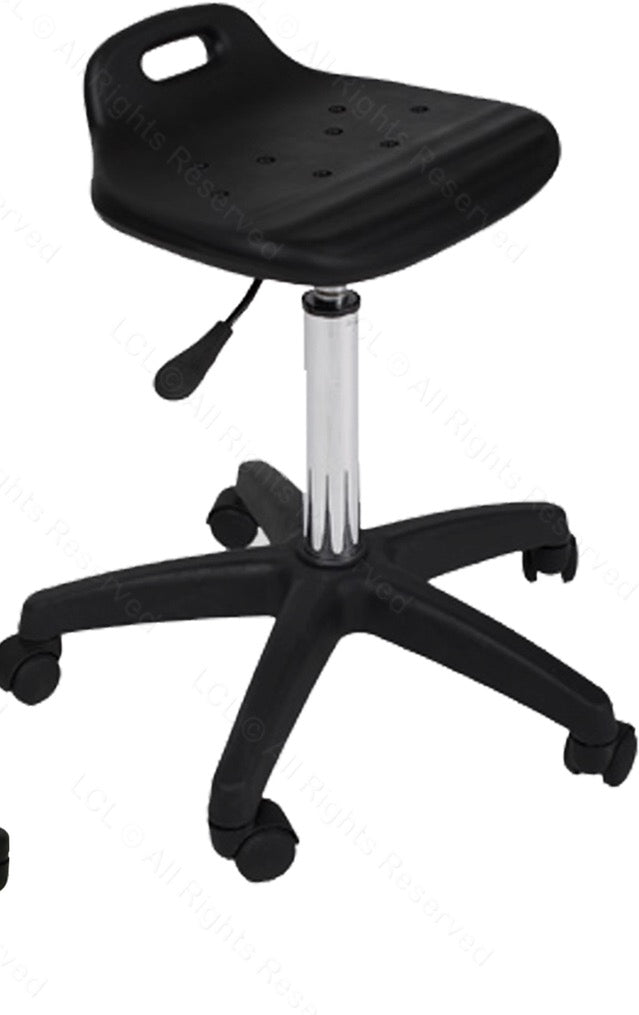 Saddle Stool Black , High Height Range