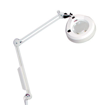 LUXO DELUX 5-D MAG LAMP on WHEELED STAND