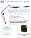 Ionto-Comed Woods Lamp - Mag Lamp combo w-Stand & Darkening Skirt - $0 Free Ship
